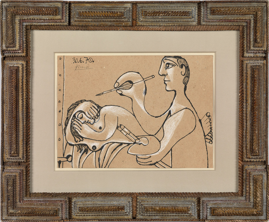 Pablo PICASSO | The Artist and his Model (Le peintre et son